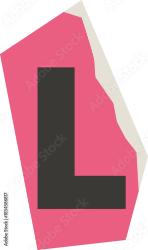 Blocky Letter L Monogram
