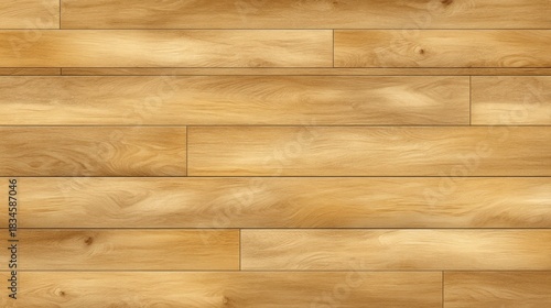 Natural Light Wood Flooring Texture with Smooth Grain Surface Ideal for Interior Design, Home Renovation, and Architectural Visualizations