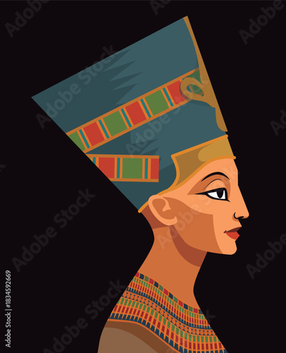 woman pharaoh egyptian royal bust