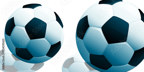 Black and white hand-drawn soccer ball doodle icon. vector illustration.