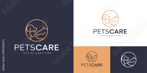 Pet Care Logo | Modern Veterinary and Animal Care Symbol for Clinics, Shops, and Pet Services