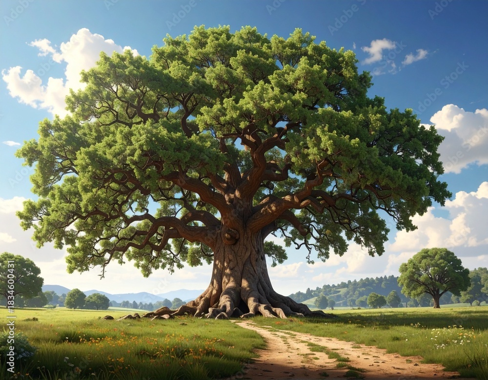 Obraz premium mighty oak tree