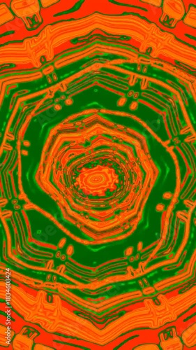 Creating a tunnel video vj loop screensaver live wallpaper motion background with seamless looping effects for visual display