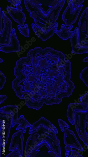 Tunnel video vj loop screensaver live wallpaper motion background in vibrant colors for engaging digital display