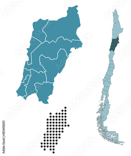 Set maps of Atacama Region