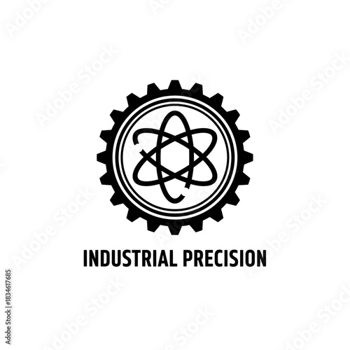 Atom Science Gear Engineering Logo