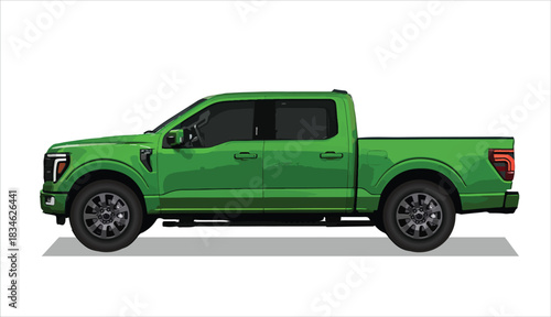 white icon logo sign truck car off road side view 4x4 4wd 3d auto motor art ram race power art 3d color car vector power trip pick up model diesel rally