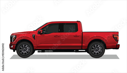 white icon logo sign truck car off road side view 4x4 4wd 3d auto motor art ram race power art 3d color car vector power trip pick up model diesel rally