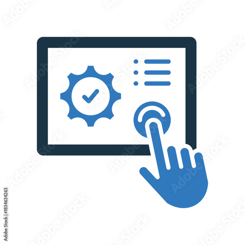 Self Service mixed color icon