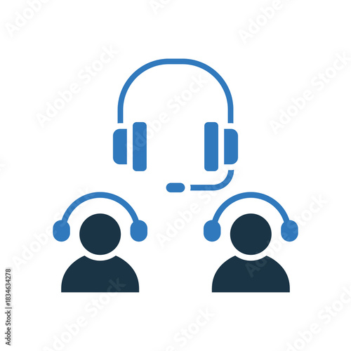 Call Handling mixed color icon