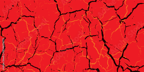 orange red brush Car sticker wrap pattern banner abstract sporty lines black red color combination grunge brush pattern motorsport design, Modern.