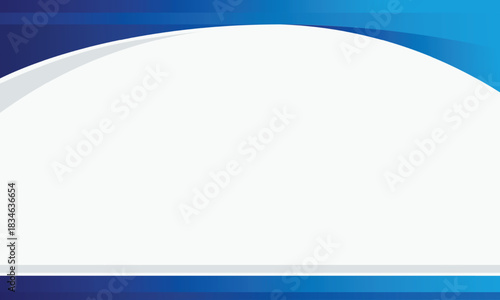 modern Blue curved gradient professional with empty space for Business Presentations background