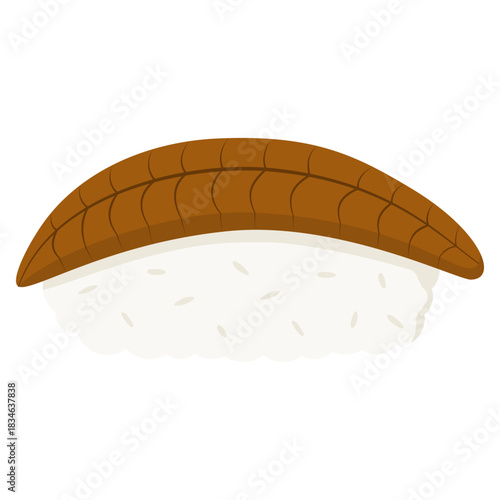 unagi eel nigiri sushi illustration