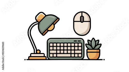 An illustration of workspace. 
