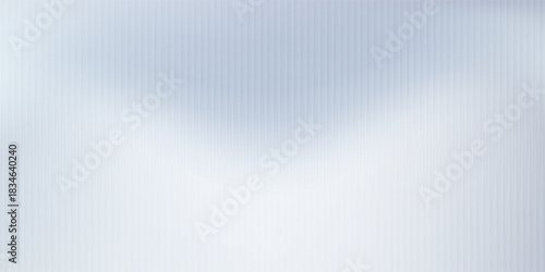 Soft glass ripple gradient in icy pale blue and lavender hues. Delicate reeded texture with frosted distortion effect and minimal vertical blur. Glass texture, vector illustration