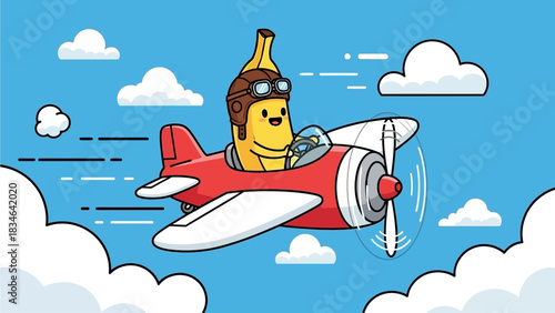 airplane flying over the clouds