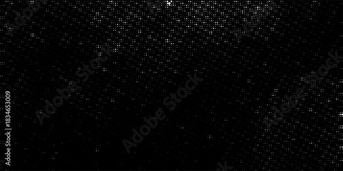 Grainy abstract texture on a black background. Snow texture. Design element. Falling snowflakes on night sky background,Bokeh of white snow on a black background.