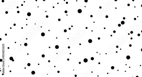 Scattered mini lights silhouette random placement on white background