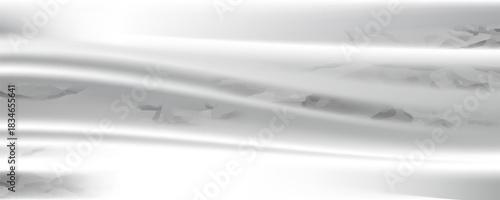 White water wave light surface overlay background. 3d clear ocean surface pattern with reflection effect backdrop. Marble desaturated texture. Sunny aqua ripple movement with shiny refraction