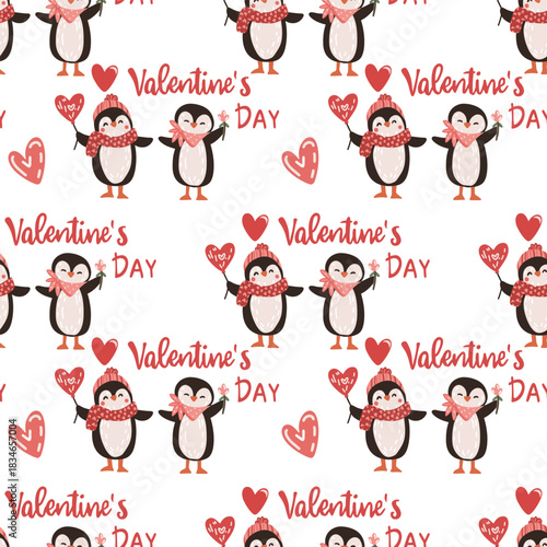 Seamless vector pattern for St. Valentine's day