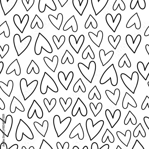 Seamless vector pattern for St. Valentine's day