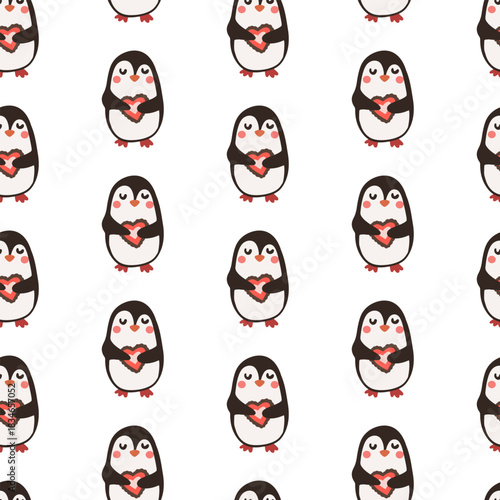 Seamless vector pattern for St. Valentine's day