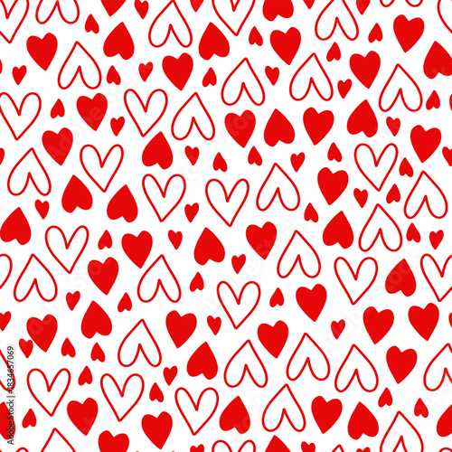 Seamless vector pattern for St. Valentine's day