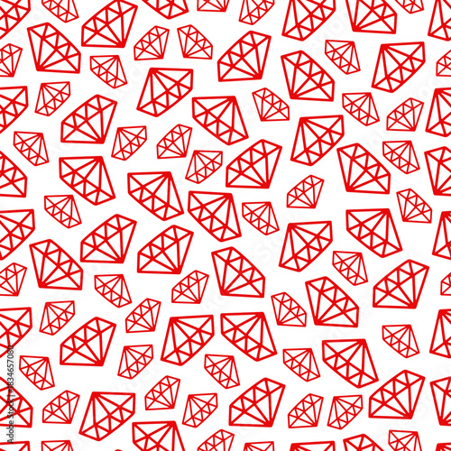 Seamless vector pattern for St. Valentine's day