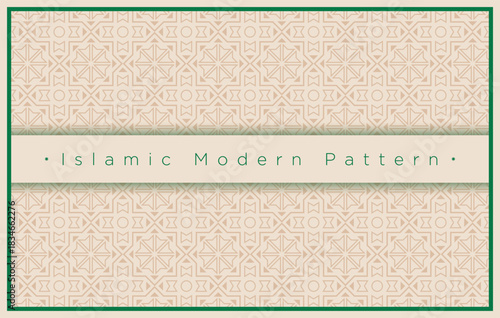 Abstract seamless islamic geometric pattern. ornament style use for ramadan wallpaper and arabian texture.