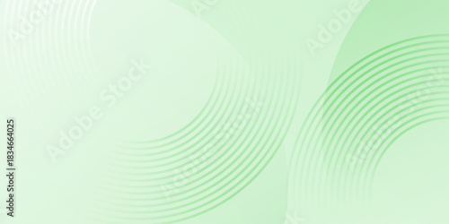 Minimalist soft Abstract Background in Gradient green and white Tones with Circles. abstract circle background. gradient soft green background.