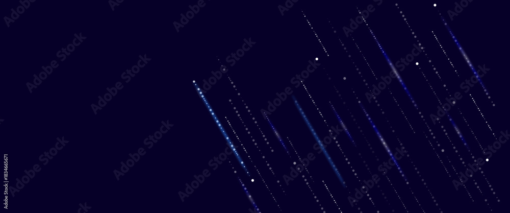 Fototapeta premium Abstract blue tech backdrop featuring digital pixels, Circuit board frame with an empty place in the centre on a technology blue background.