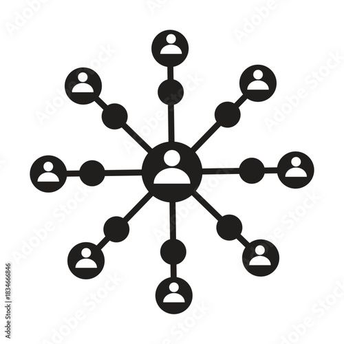 Expand your connections with a dynamic network visualization for social media and business growth today