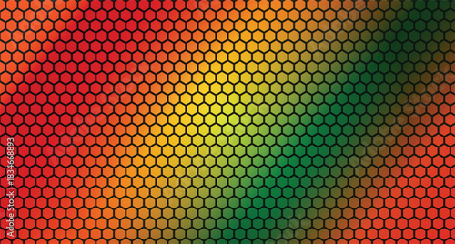 Abstract Colorful Pattern Background with Red, Yellow, and Green Gradient Texture