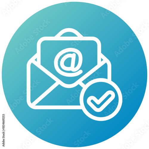Email Note Icon Mini Illustration Icon. Use For Modern Concept, Print, Ui, Ux Kit, Web And App Development. Vector Related To Office, Education, Examination And More