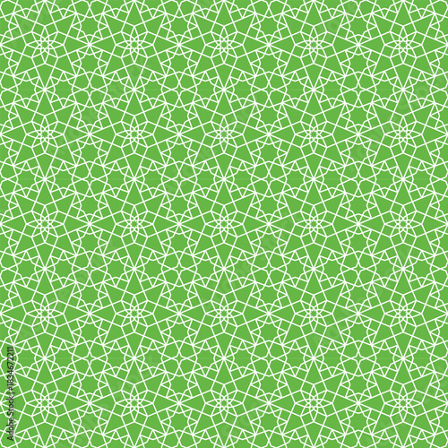 Damask-patterned Oriental background material, swatch compatible, yellow green. / ダマスク模様風 オリエンタルな背景素材 スウォッチ対応 黄緑