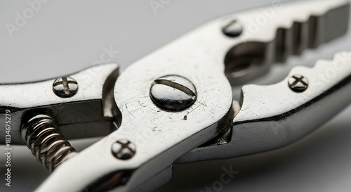 Wallpaper Mural Close-up precision pliers depicting metallic workmanship and hardware Torontodigital.ca