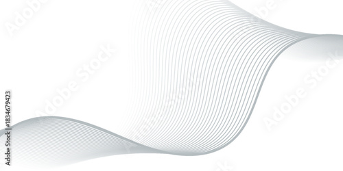 white abstract background. abstract background with lines. gray geometric shape. Dynamic shapes composition with lines.