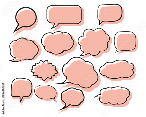 Bubble tax chat box communication media vector design.