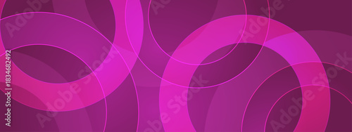 Modern Gradient Circles Shapes Abstract Background