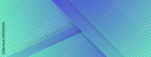 Abstract Overlapping Shapes Geometric Background