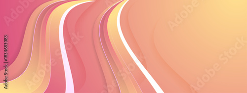 Abstract Geometric Background with Gradient Shapes