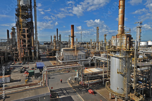 Shutdown and construction at Altona refinery in south west Melbourne Victoria .