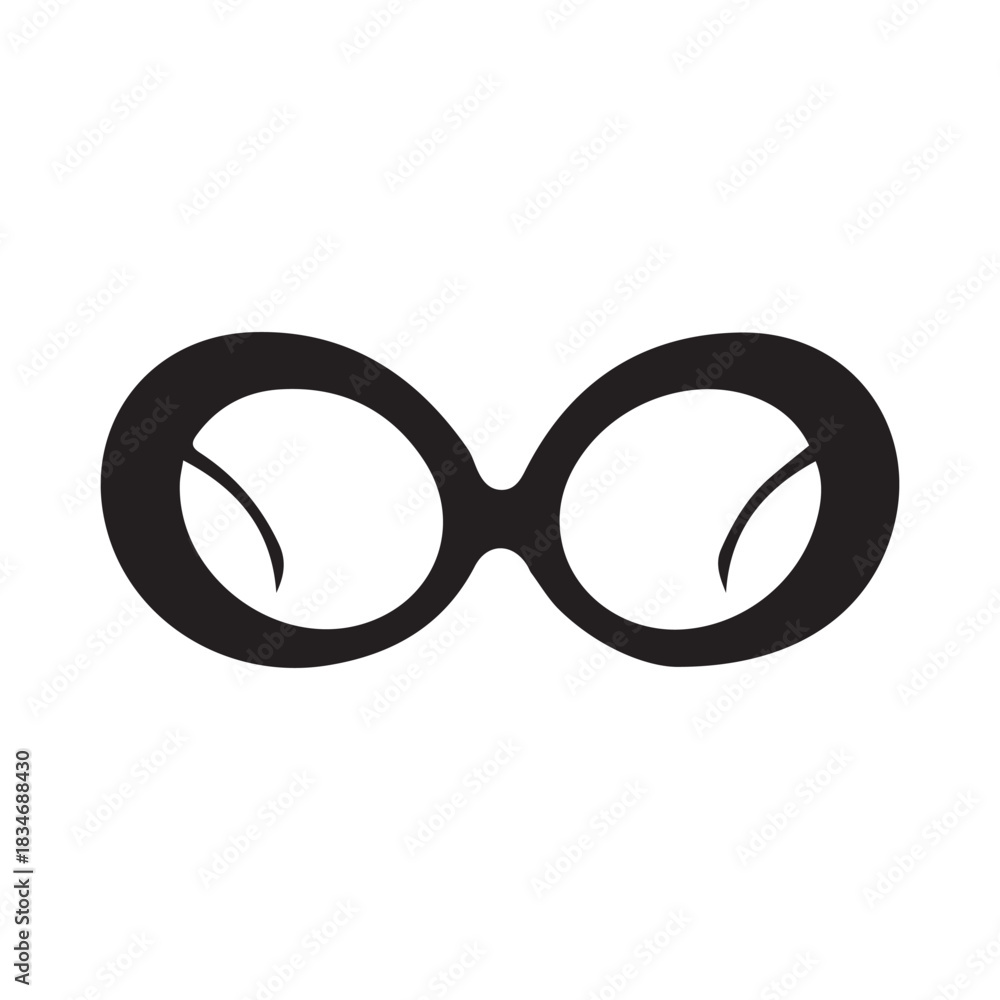 Fototapeta premium Sunglasses black icon fashion stylish eye classic beautiful background design.