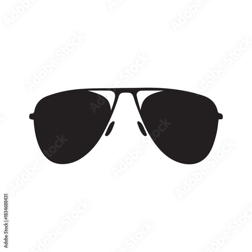 Sunglasses black icon fashion stylish eye classic beautiful background design.