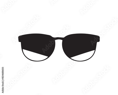 Sunglasses black icon fashion stylish eye classic beautiful background design.