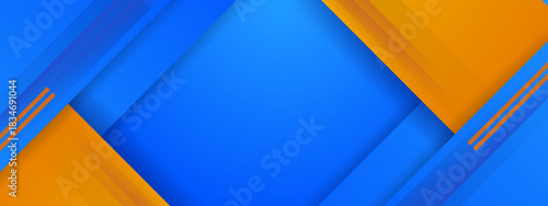 modern geometric abstract banner design background