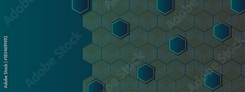 Dynamic Geometric Background With Gradient Shapes