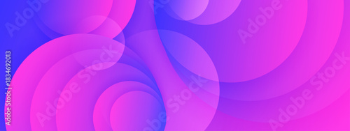 Modern Geometric Background With Gradient Color Shapes