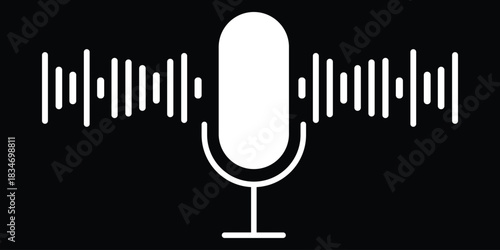 Microphone icon set. Different microphone collection. podcast icon vector. Voice vector icon, Record. Microphone - recording Studio Symbol. Vector 
