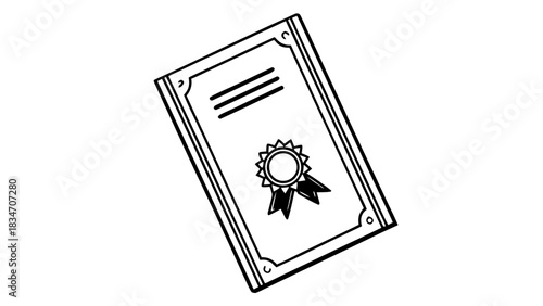 Celebrate success with this certificate of achievement, showcasing recognition, awards, and appreciation for dedication and excellence in any field